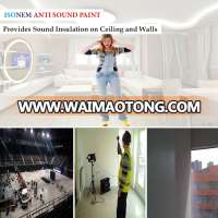 ACOUSTIC SOUND INSULATION BUILDING WALL PAINT PROVIDING SOUND INSULATION FOR INTERIOR AND EXTERIORS